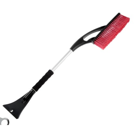 Brush STAT, with a scrap, soft handle, fluffy bristles, AVS WB-6312, 73 cm-3