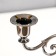 Summier Metal for 3 candles "conciseness" color black chrome 25.5x27x10 cm