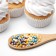 Sprinking confectionery "pearls" blown up rice grains in color glaze, mix, 50 g