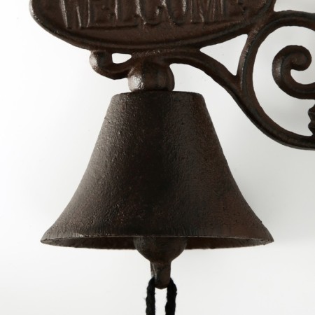 Bell souvenir cast iron "Welcome" 19x11x15 cm-5