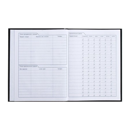 Universal diary for grades 1-11 Redsupercar, solid cover, glossy lamination, 40 sheets-5