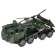 Military tractor "Shield", with a helicopter