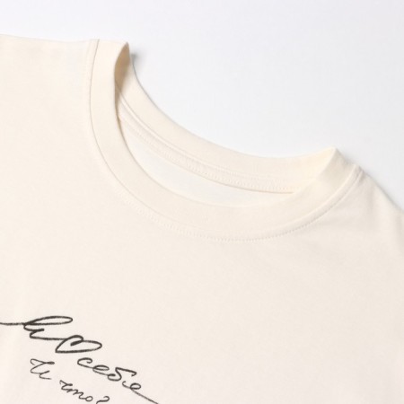 Female T-shirt, light milk color, size 50-5