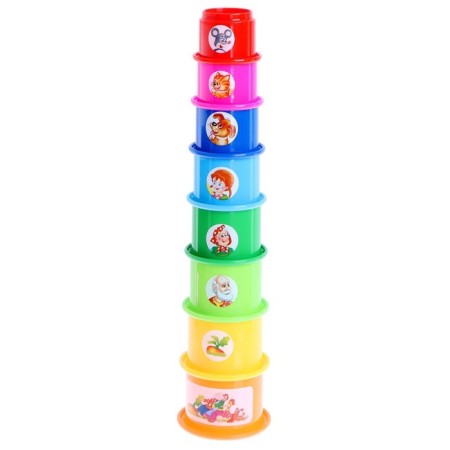 Developing toy "Entertaining Pyramid - 2", mix