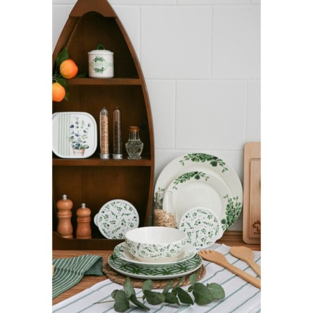 Plate porcelain dessert shade "Eucalypt", d = 20.5 cm-7