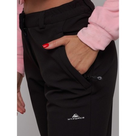 Sports female trousers, size 48, black color-12