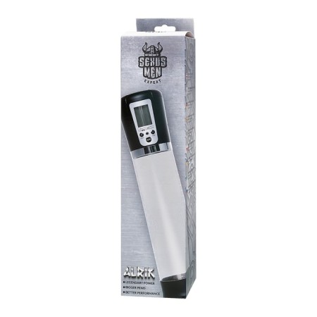 Automatic pump for the penis Sexus Men Expert Alrik, ABS plastic, black, 29 cm-6