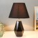 Board lamp 16873/1BK E14 40W Black 23x23x36 cm Risalux