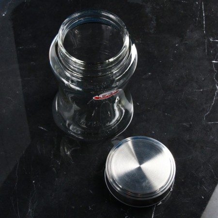 Bank for bulk products "Nationran", glass, 1.3 l, Iran-1
