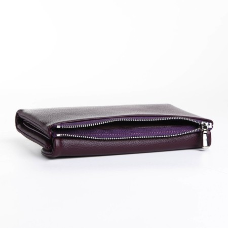Women's wallet on magnet, purple color-3