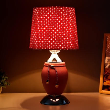 Hell lamp "Shagren" E27 40W Dimmer Pink 22.5x22.5x45cm Risalux-2