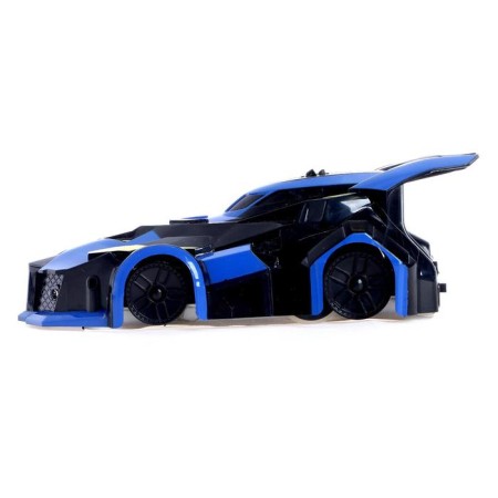 Anti -gravity machine "Sports", radio control, battery, drives along the walls, light, color blue-1