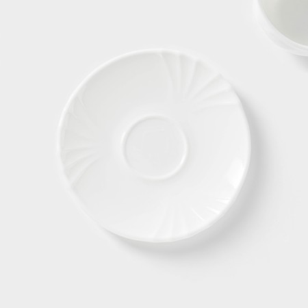 Tea service Luminarc Cadix, 220 ml, 6 people, glass ceramics, white-4
