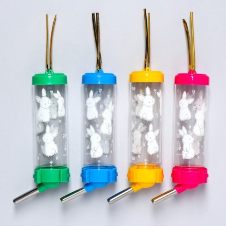 Drill for rodents "Rabbits", 125 ml, 12.5x4.5 cm, Mix of flowers-1