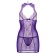 Combinations and Thong Candy Girl Scarlett, OS size, purple color