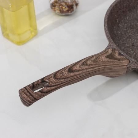 Nadoba Greta pan, anti -stick coating, D = 24 cm, brown color-3