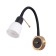 Sconces Arte Lamp Letura A7009AP-1BK, E14, 40 W, 9x7x25 cm, black