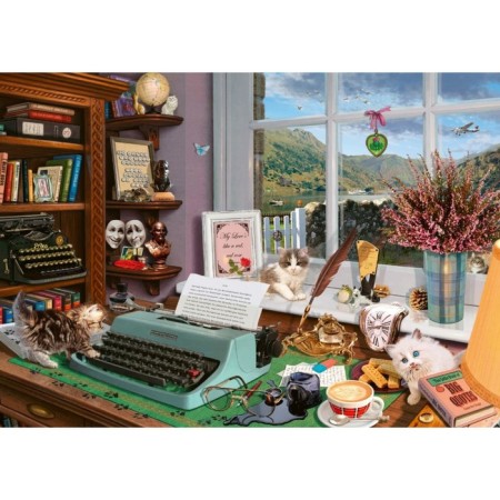 Puzzle "Art. On the desk ", 1000 elements-1