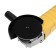 Velcro nozzle for drill and ushm tundra, thin aluminum disk, M14, with an adapter, 100 mm