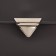 Bag Fraille, 4.5 × 2.9 cm, pearl silver color