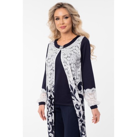 Women's tunic, size 42, the color is blue,-10