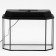 Aquarium "Panoramic" with a lid, 50 liters, 56 x 26 x 36 cm, black