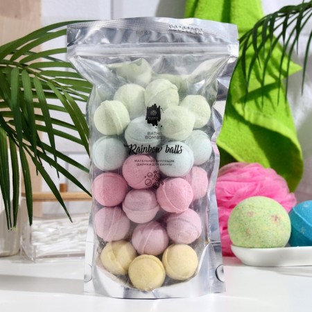 Rainbow Balls bath bombs, New Year, 470 g