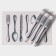 Set of serving napkins on the table "Serving", 4 pcs, 30 × 45 cm, white color
