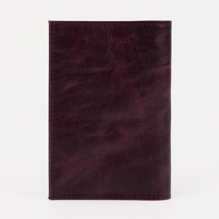 Cover for passport, burgundy color-1