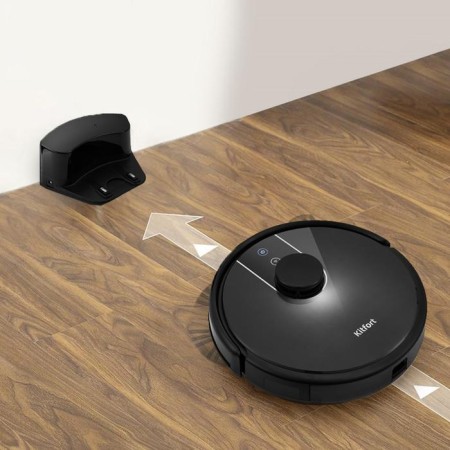 Robot perishens KitFort KT-566, 25 W, dry/wet cleaning, 0.5 l, 90-120 min, black-5