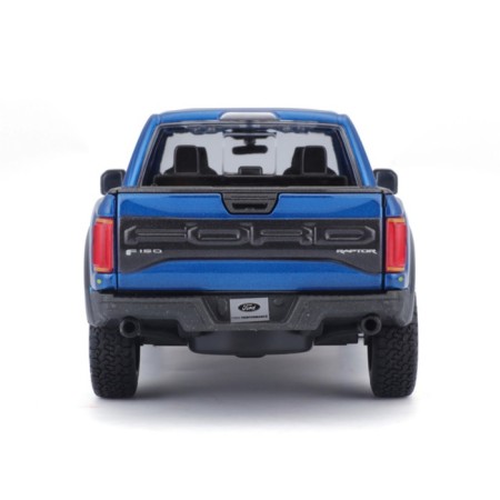 MASTO DIE-CAST 2017 Ford F-150 Raptor machine, opening doors, 1:24, blue color-3