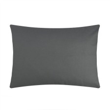 Pillowcase Ethel 50x70cm, gray color, 100% cotton, stump, 125 g/m2