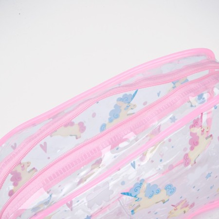 Lightning cosmetic bag, pink color-2