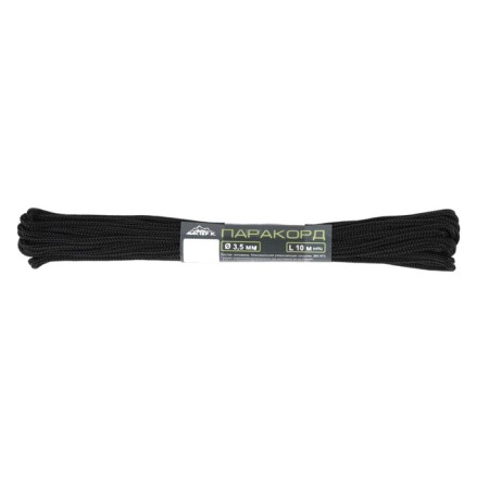 Paracord 550 "Master K." nylon, black, d - 3.5 mm, 10 m-1