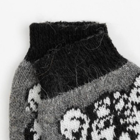 Male woolen socks "Tiger", gray color, size 29-1