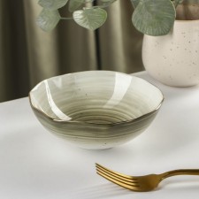 Porcelain shade of the Milky Way, 400 ml, d = 13.5 cm, gray color.