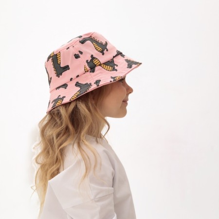 Panama Children's Minaku "Crocodiles", pink color, rr 52-54-2
