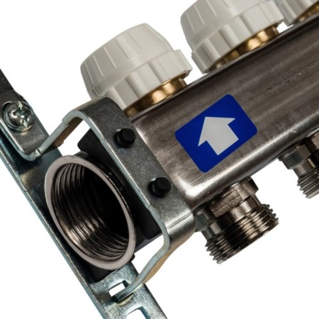 Collector Group Stout SMS-0932-000004, without flow meters, valve, 4 outputs, stainless steel. steel-2
