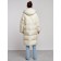Coat insulated winter female, size 50, light-beige color