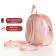 Baby backpack, 20*9*23, lightning departure, sparkles, mother-pink