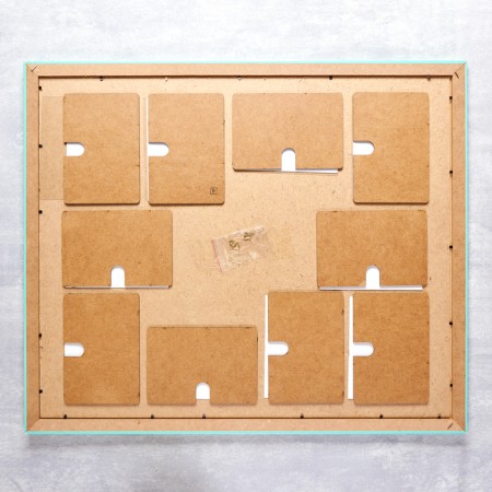 Photo frame MDF "Happy moments" in 10 photos 61x52 cm.-2