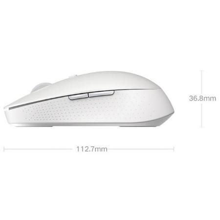 Mouse Xiaomi Mi Dual Mode Wireless Mouse Silent Edition, Wireless, 1300 DPI, USB, White-6
