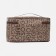 Lightning cosmetic bag, brown color
