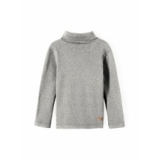 Baby Minaku turtleneck, color gray-melange, height 128 cm