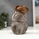 Polystone souvenir "Crowned owl/owl" mix 17x9.5x6.5 cm