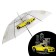 Children's umbrella "yellow car" semi -automatic transparent, d = 90cm