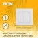 Ventilation grate Zein Lux LRR162, 162 x 162 mm, with a grid, detachable, adjustable