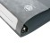 Folder on 4 rings A4, Calligrata, 40 mm, 700 μm, inner pocket, pocket for a spine, gray