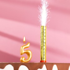 Candle for cake the number 