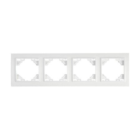 Frame four-seater horizontal, Stekker series Erna, PFR00-9004-01, White